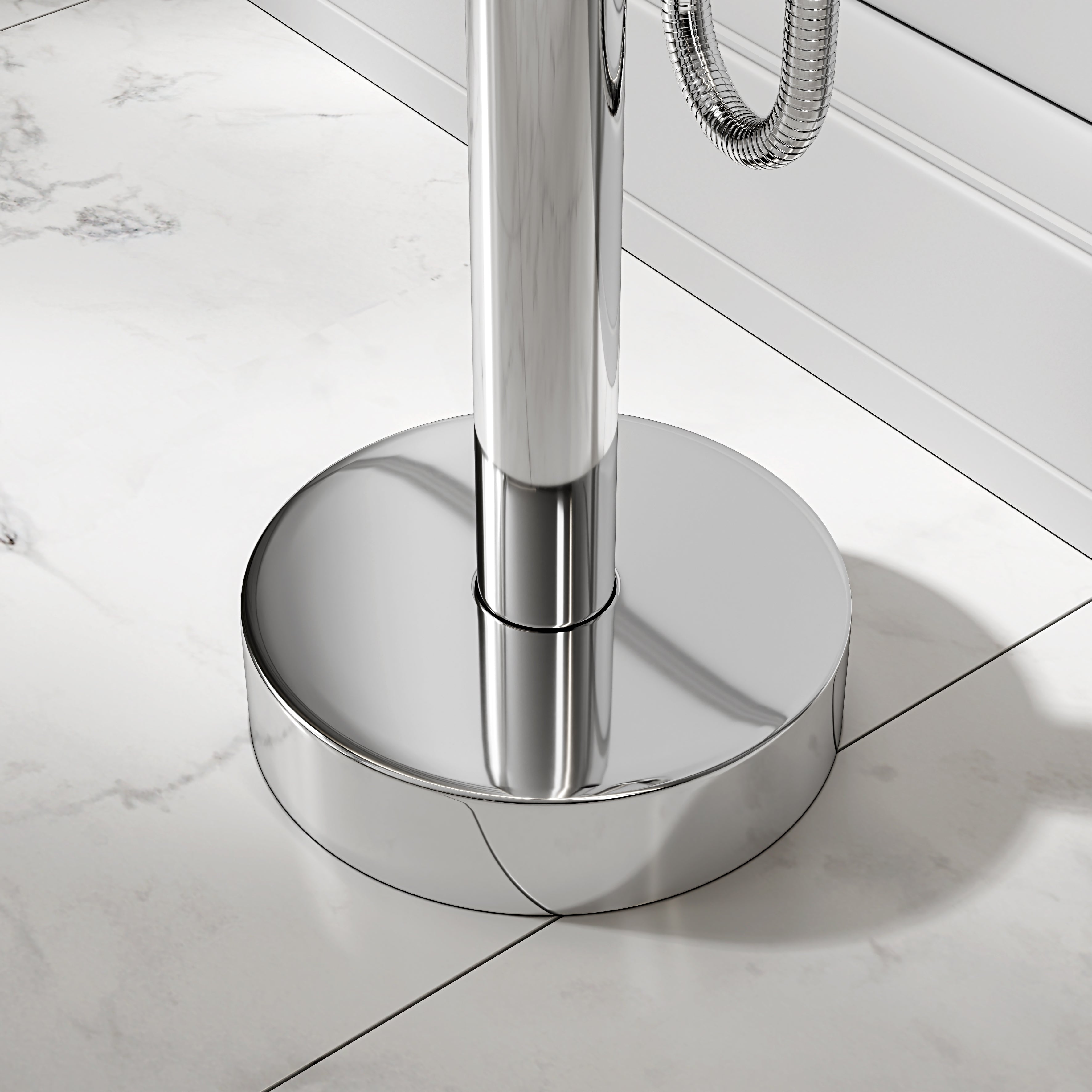 Nuvo Chrome Floorstanding Bath Shower Mixer Tap