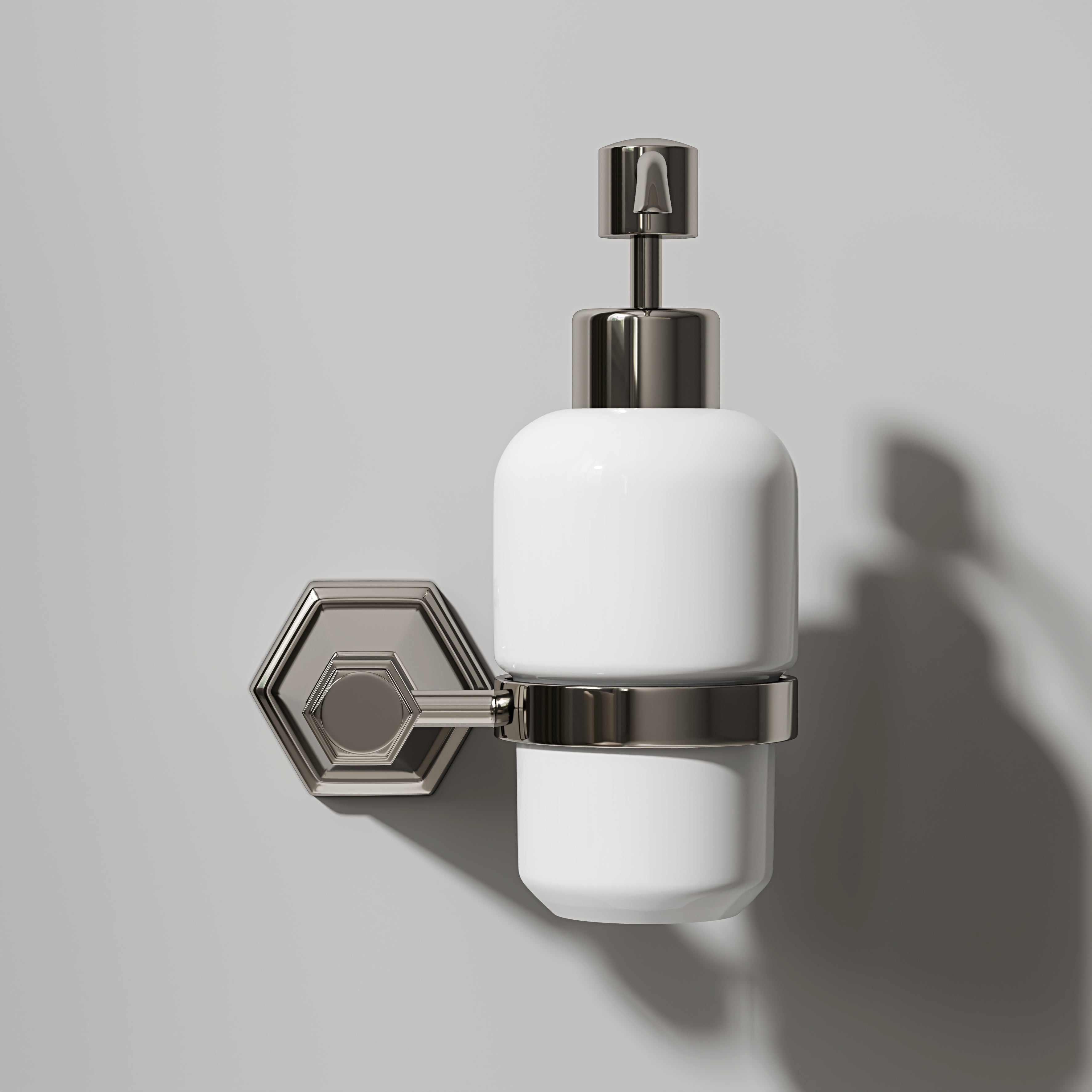 Arlington Polished Nickel Wall Mounted Soap Dispenser