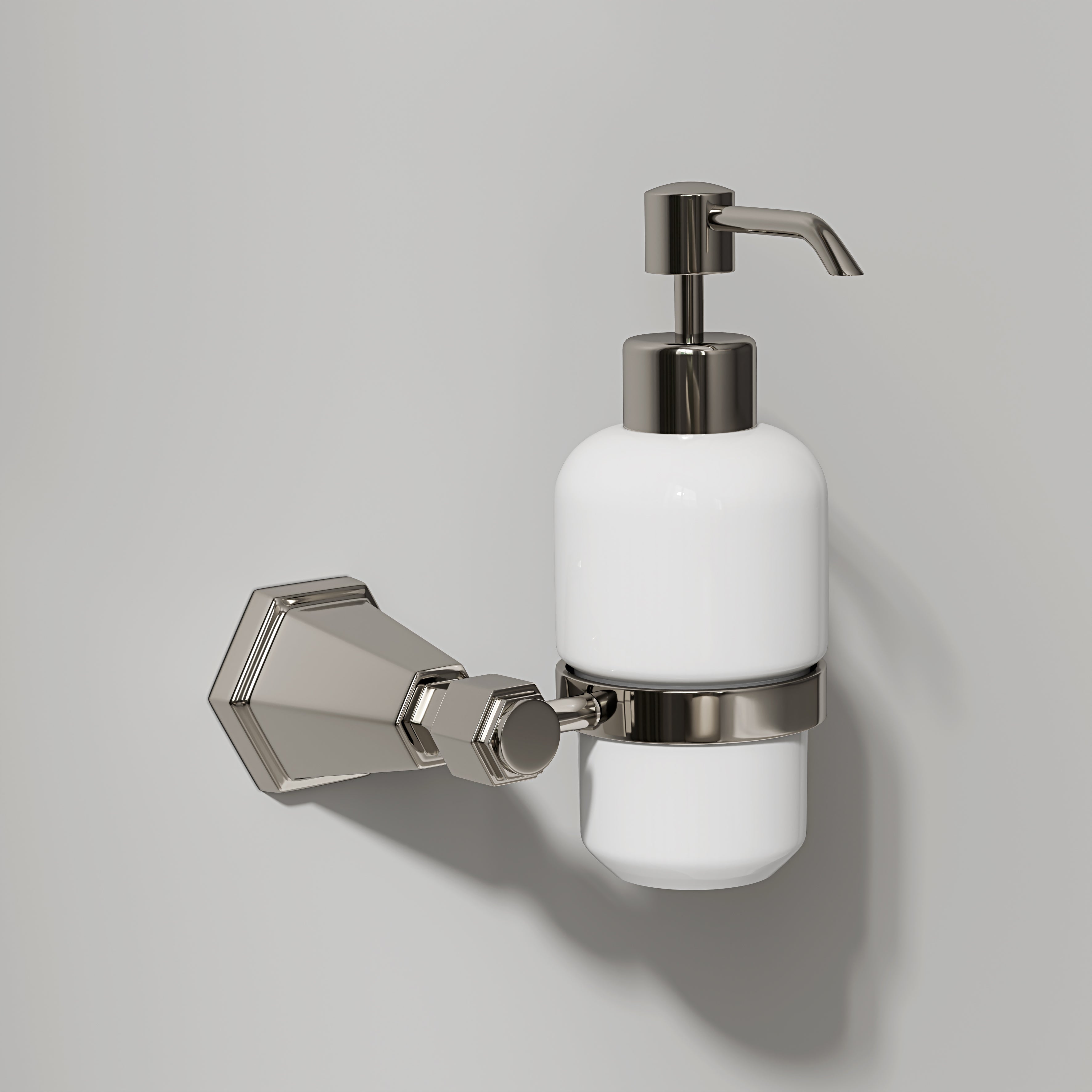 Arlington Polished Nickel Wall Mounted Soap Dispenser