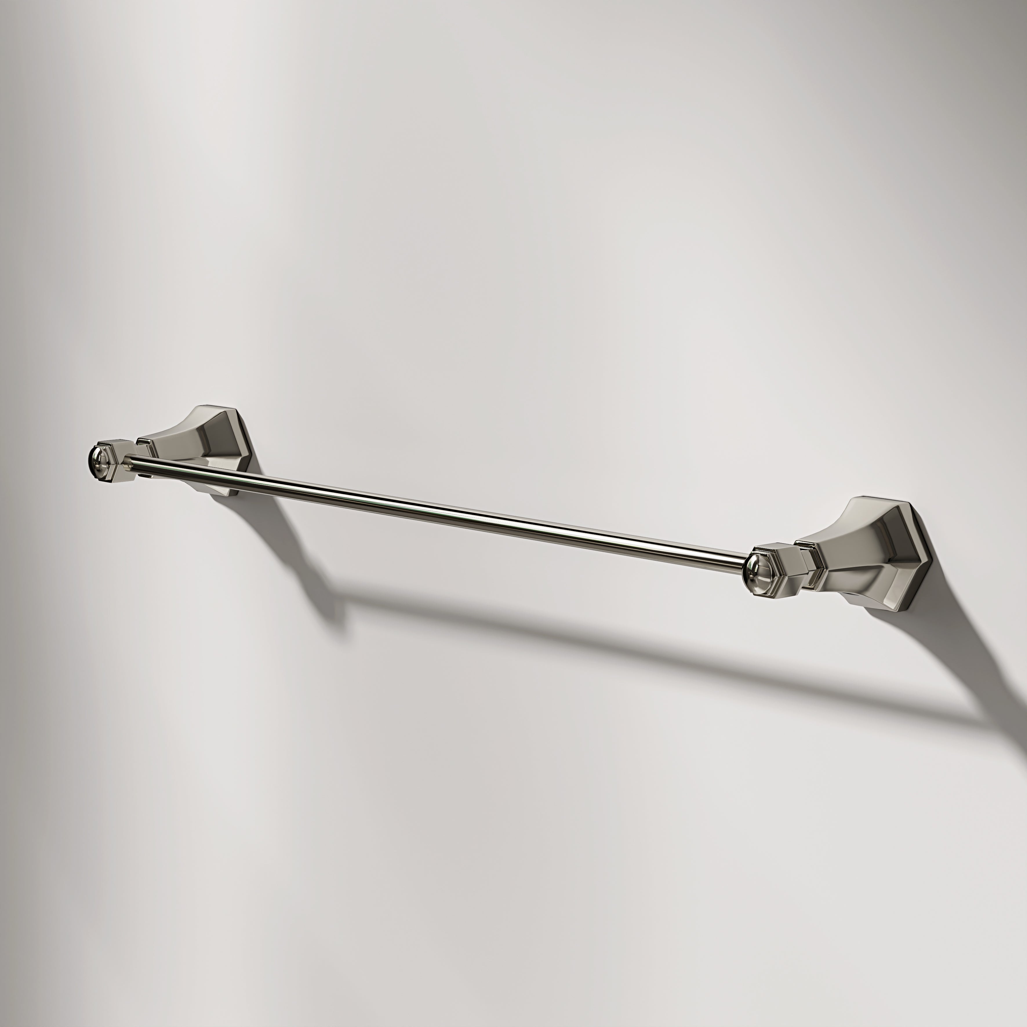 Arlington Polished Nickel Towel Bar Rail 600mm